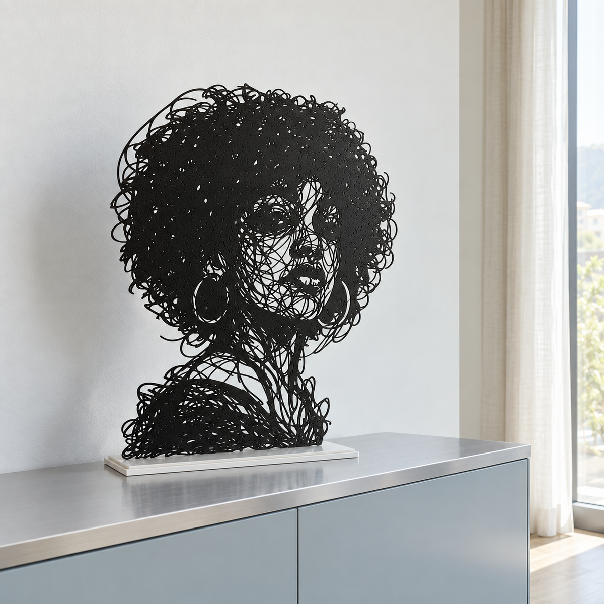 Amarra — Adrien D. Vieuloup | Sculpture scribble art | Amalgame
