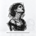 Jeanne — Adrien D. Vieuloup | Sculpture scribble art | Amalgame