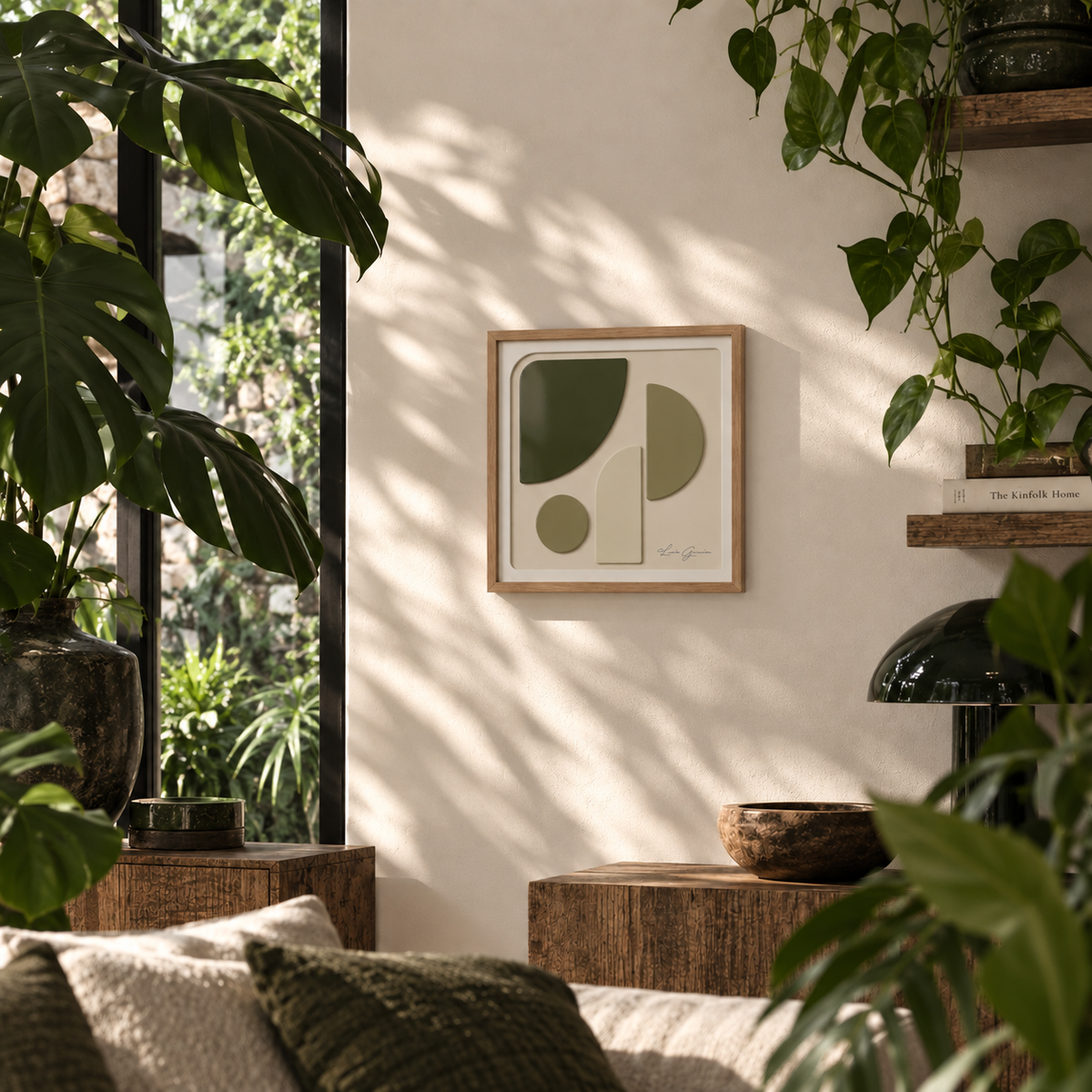 Green wind - Lucie Garnier - Art mural