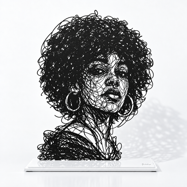 Amarra — Adrien D. Vieuloup | Sculpture scribble art | Amalgame