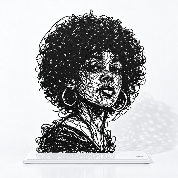 Amarra — Adrien D. Vieuloup | Sculpture scribble art | Amalgame