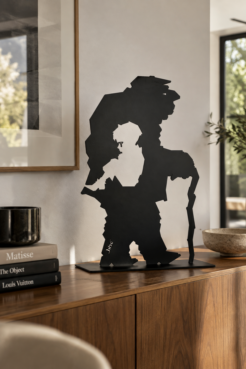 Solitude — Jibé | Sculpture murale en acier | Amalgame