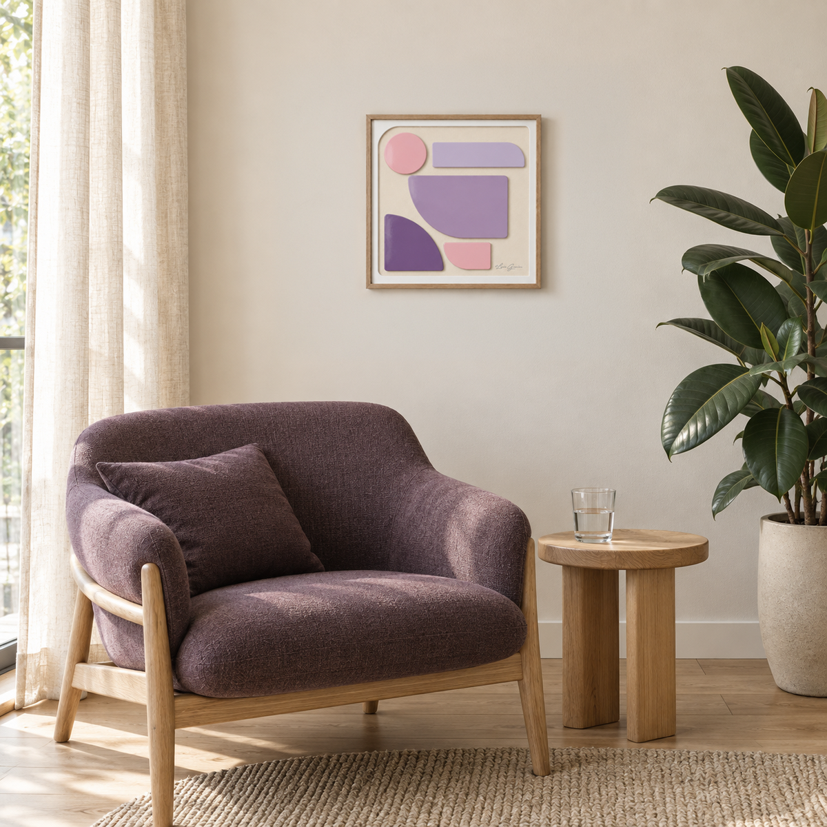 Whispered Flight — Lucie Garnier | Art mural sur aluminium | Amalgame