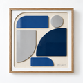 Blue Wing — Lucie Garnier | Art mural sur aluminium | Amalgame