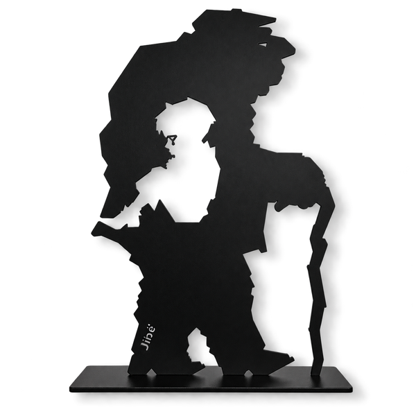 Solitude — Jibé | Sculpture murale en acier | Amalgame