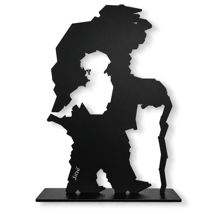 Solitude — Jibé | Sculpture murale en acier | Amalgame
