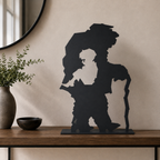 Solitude — Jibé | Sculpture murale en acier | Amalgame
