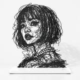 Iris — Adrien D. Vieuloup | Sculpture scribble art | Amalgame