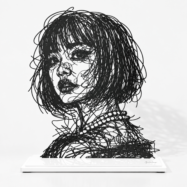 Iris — Adrien D. Vieuloup | Sculpture scribble art | Amalgame