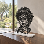 Nolwenn — Adrien D. Vieuloup | Sculpture scribble art | Amalgame