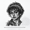Nolwenn — Adrien D. Vieuloup | Sculpture scribble art | Amalgame