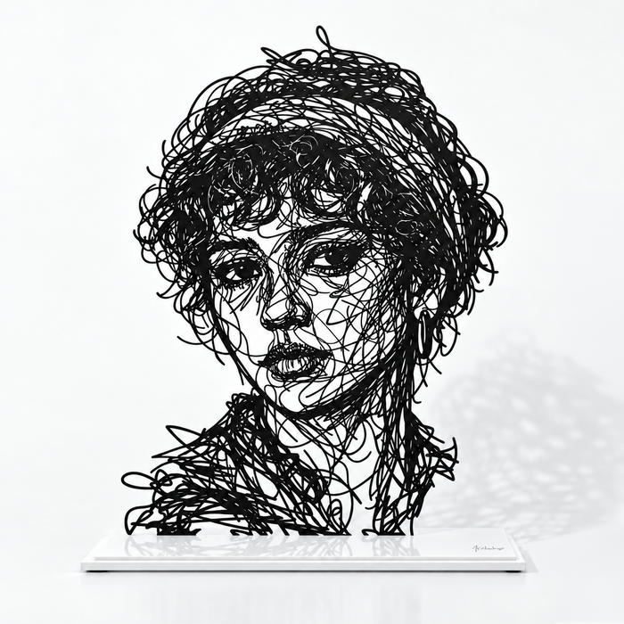 Nolwenn — Adrien D. Vieuloup | Sculpture scribble art | Amalgame